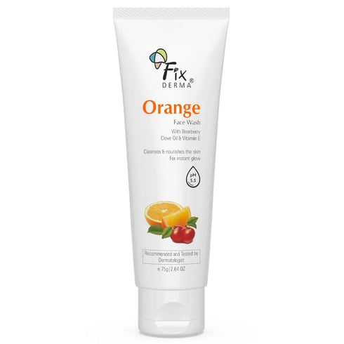 Fixderma Skincare Orange Face Wash For Oily And Glowing Skin For Women And Men